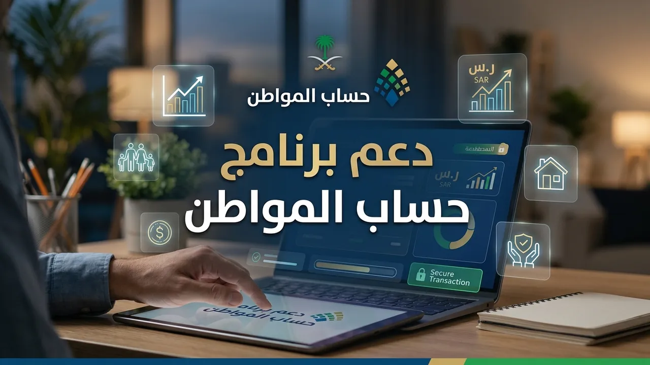 حساب المواطن: دعم مالي لـ شخصين وفق برنامج تحقيق التوازن المالي