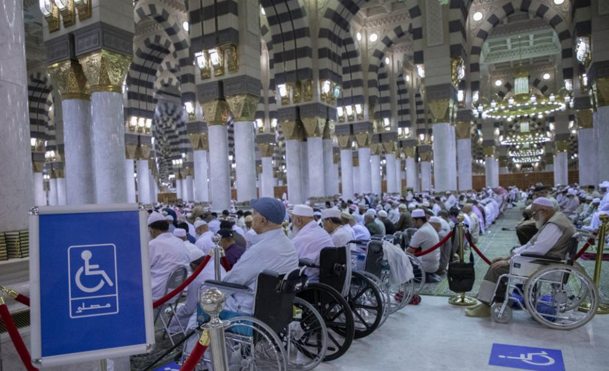 ماهي أبواب دخول المصلين من ذوي الاحتياجات الخاصة في رمضان بالمسجد الحرام؟ الحج والعمرة توضح
