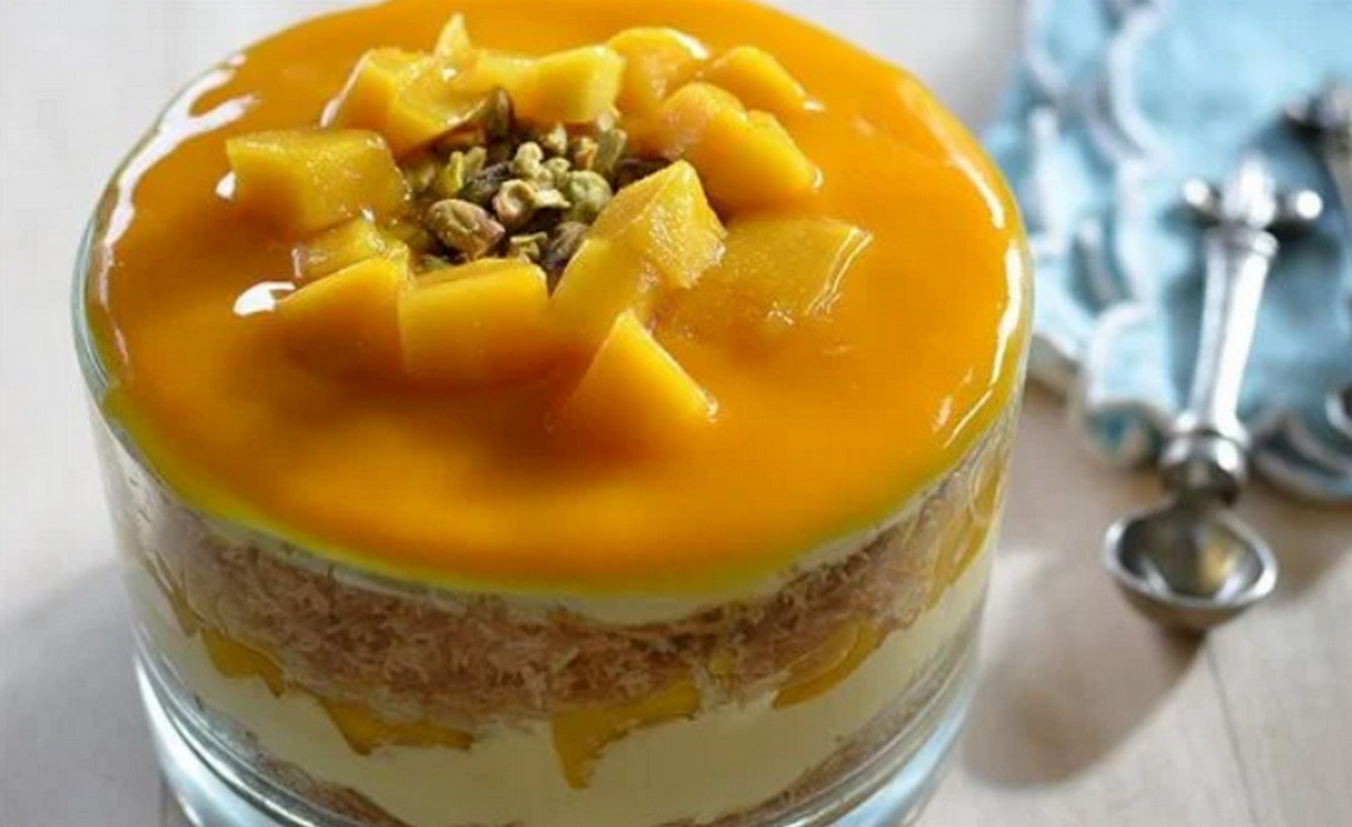 وفري واعملي حلويات رمضان بالبيت.. طريقة عمل الكنافة بالمانجو اللذيذة في المنزل بمكونات اقتصادية