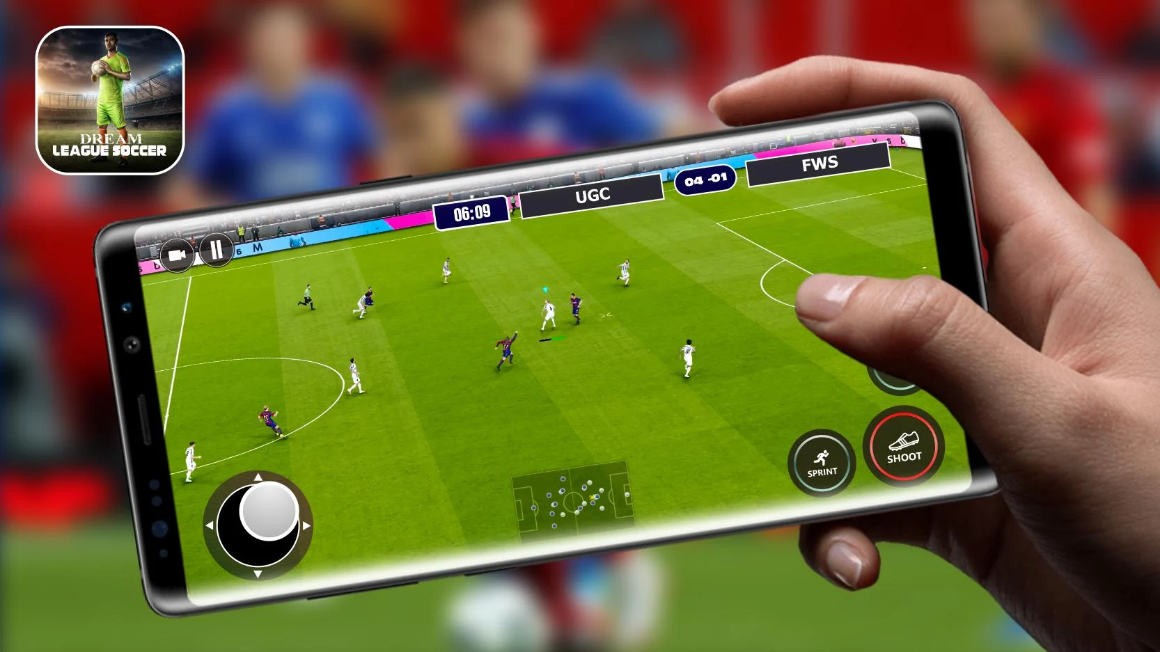 طريقة تحميل لعبة دريم ليج Dream League Soccer 2024